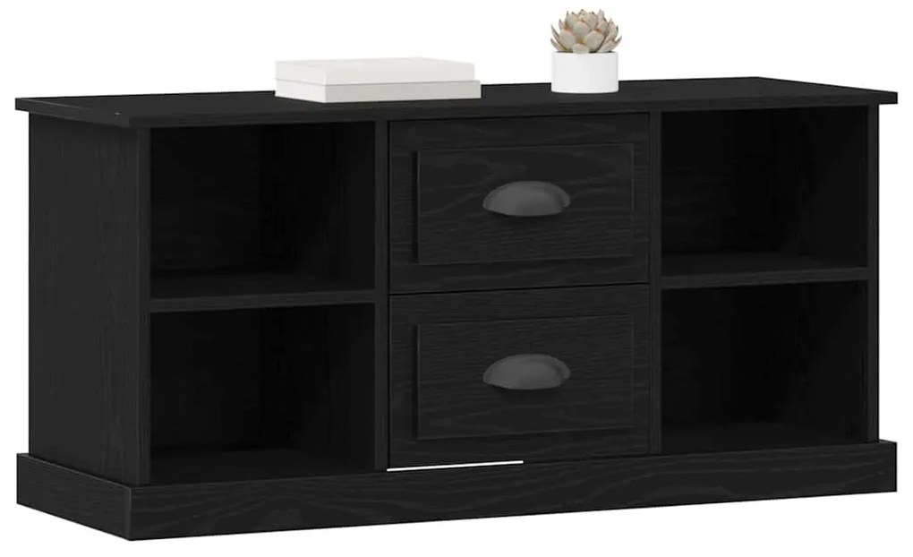vidaXL Ντουλάπι TV Μαύρη Οξυά 99,5 x 35,5 x 48 εκ. Επεξεργασμένο ξύλο