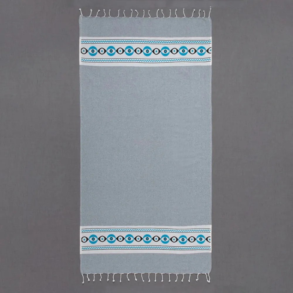 Παρεό (90x180) Silk Fashion nkp707 Γκρι