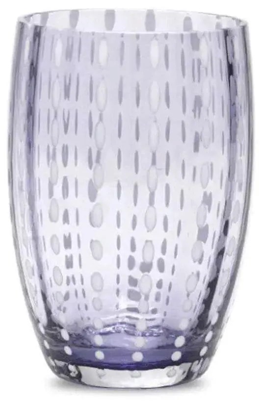 Ποτήρι Νερού Perle PR00110 320ml Lavender Zafferano Glass