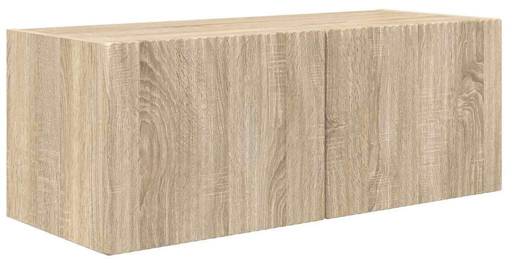 vidaXL Σετ τοίχου για τηλεόραση 4 pcs Δρύς Sonoma Επεξεργασμένο ξύλο