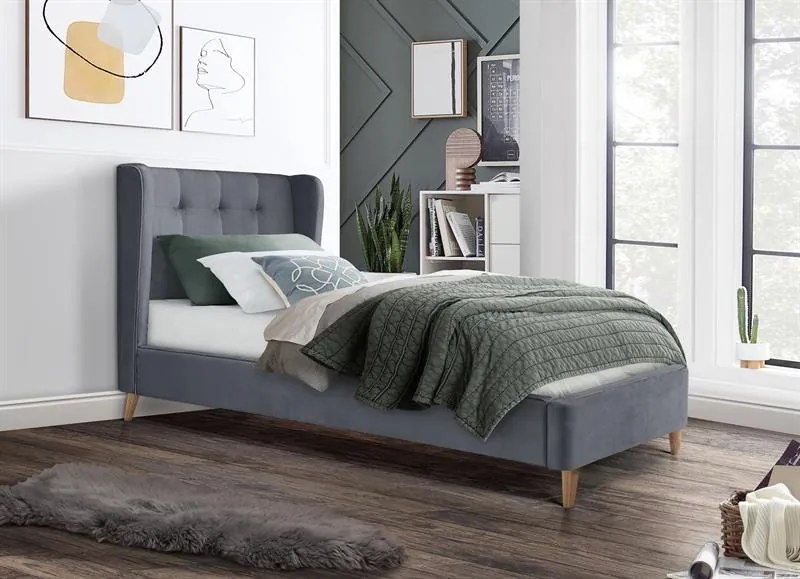 ESTELLA 90 cm bed grey