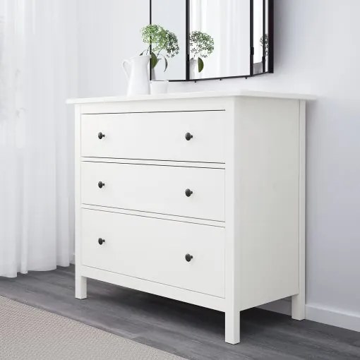 HEMNES συρταριέρα με 3 συρτάρια 804.247.45