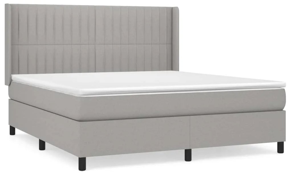 ΚΡΕΒΑΤΙ BOXSPRING ΜΕ ΣΤΡΩΜΑ ΑΝ. ΠΡΑΣΙΝΟ 160X200ΕΚ ΥΦΑΣΜΑΤΙΝΟ 3131601