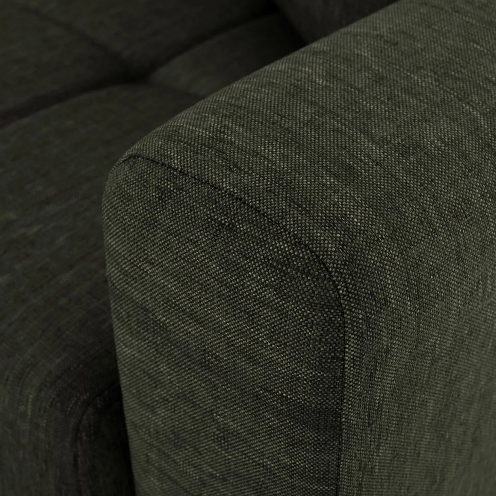 Καναπές Κρεβάτι Hema Διθέσιος Ψηλή Πλάτη Dark Olive 160x84x88 Εκ.