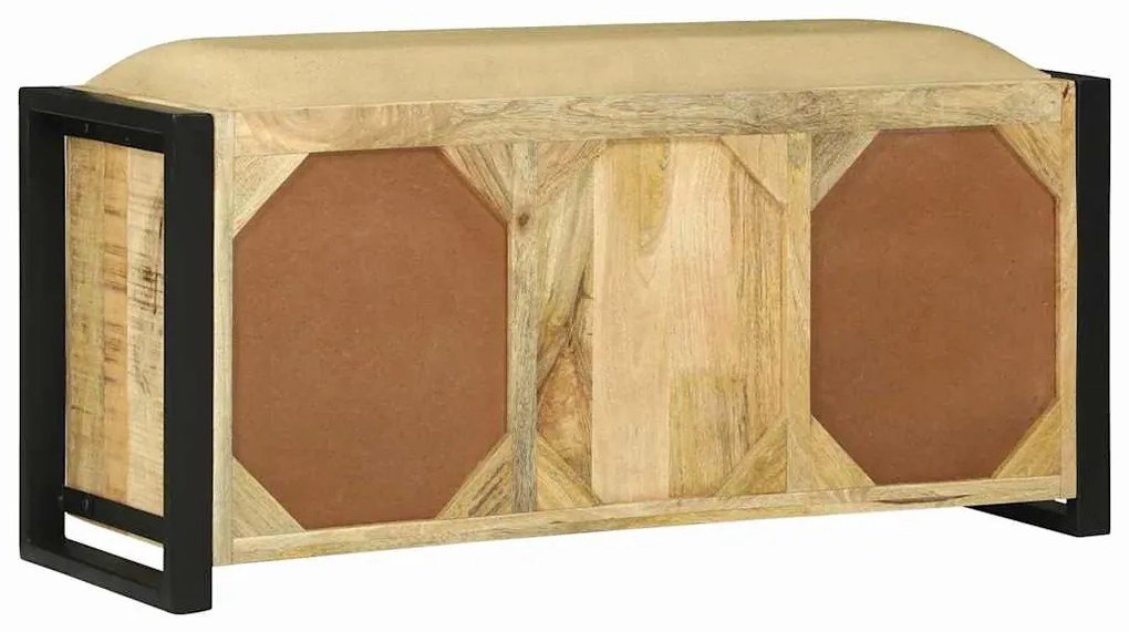 vidaXL Ντουλάπα Καφέ 100 x 35 x 50 εκ Μασίφ ξύλο μάνγκο