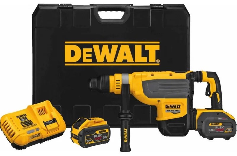 Dewalt DCH481X2 Κρουστικό Σκαπτικό Πιστολέτο Brushless 54V 2x9Ah με Υποδοχή SDS Max