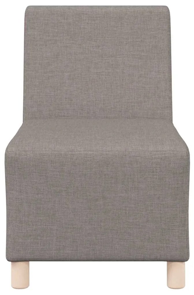 vidaXL Μοναδικός Καναπές χωρίς Χερούλια 2 pcs Taupe 55 x 74 x 82 εκ.