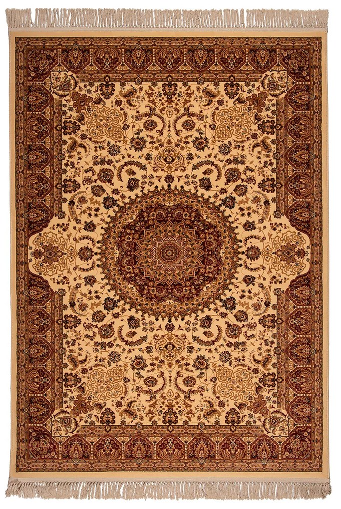 Χαλί Διαδρόμου (80x220) Βιοκαρπέτ Isfahan 2879A Cream/ Red