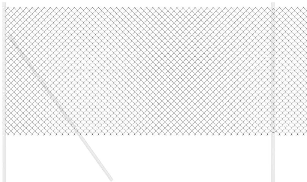 vidaXL Συρματόπλεγμα περίφραξης Γκρι 10 x 1.4 μ Μέταλλο