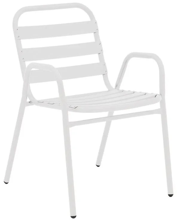 Σετ κήπου - Τραπεζαρία Watson - Sussie 3 τεμ. μέταλλο - γυαλί λευκό 70x70x70 εκ. 70x70x70 εκ.