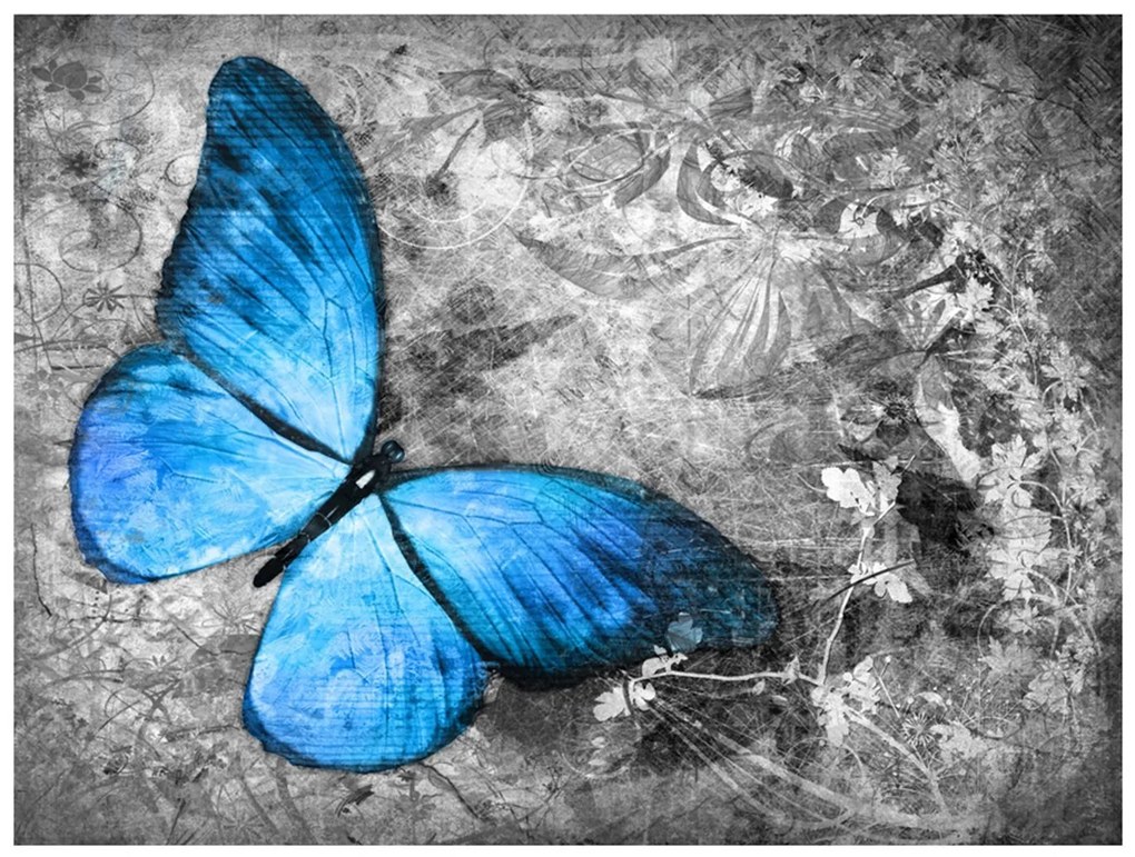 Φωτοταπετσαρία - Blue butterfly 200x154