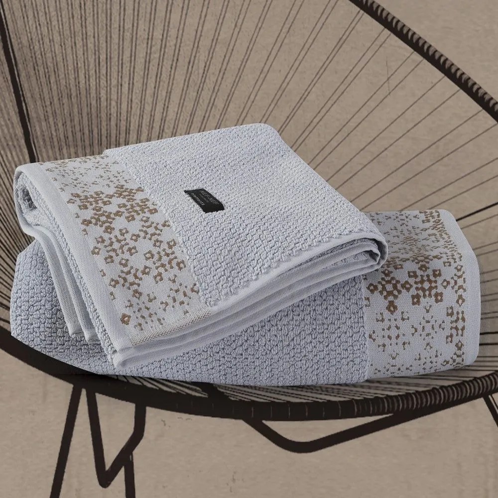 Πετσέτα Roan Grey Nef-Nef Σώματος 80x160cm 100% Cotton