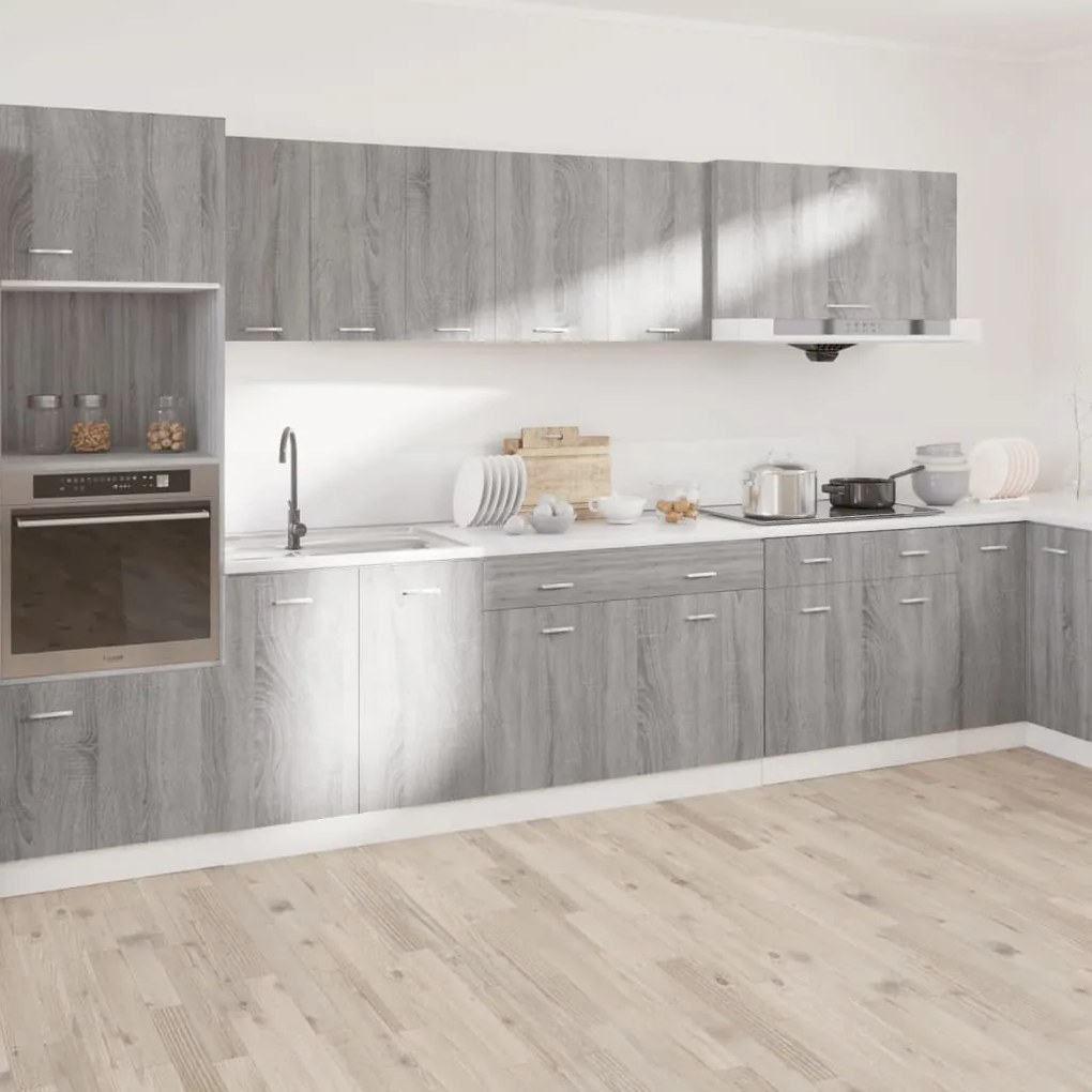 vidaXL Έπιπλο Με Συρτάρι Lyon Γκρι Sonoma 50x46x81,5 εκ. Επεξεργ. Ξύλο