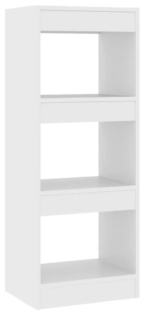 Βιβλιοθήκη/Διαχωριστικό Χώρου Λευκό 40x30x103 εκ. Μοριοσανίδα - Λευκό