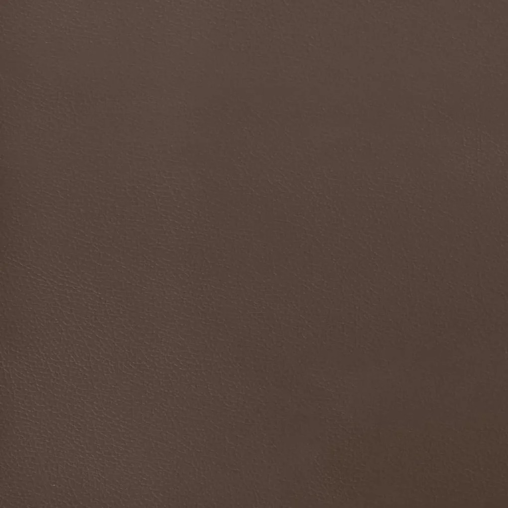 vidaXL Στρώμα με Pocket Springs Καφέ 120x200x20 εκ. Συνθετικό Δέρμα
