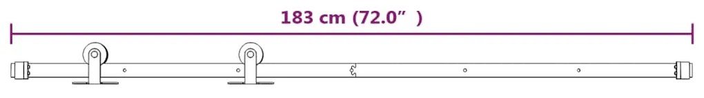 ΣΥΡΟΜΕΝΗ ΜΕΣΟΠΟΡΤΑ ΜΕ ΜΗΧΑΝΙΣΜΟ 80 X 210 ΕΚ. ΜΑΣΙΦ ΞΥΛΟ ΠΕΥΚΟΥ 3203087