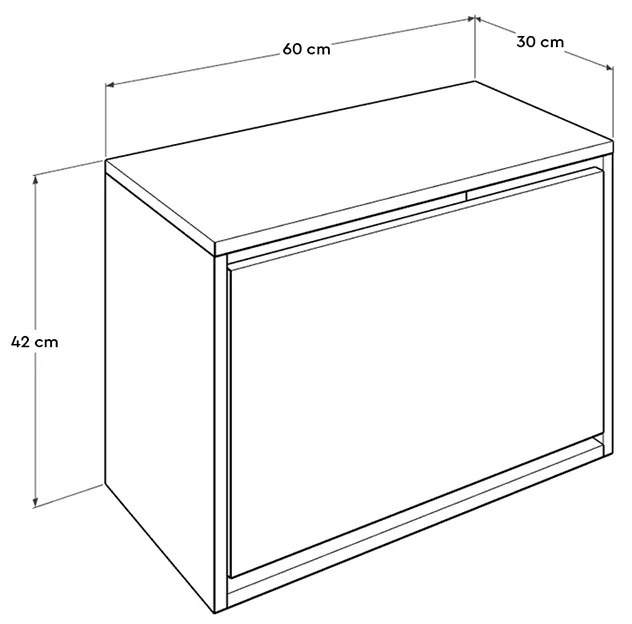 Παπουτσοθήκη Step Megapap 6 ζευγών σε χρώμα λευκό 60x30x42εκ. - GP009-0126 - GP009-0126