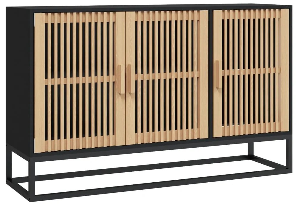 vidaXL Μπουφές Μαύρος 105 x 30 x 65 εκ. από Επεξεργασμένο Ξύλο