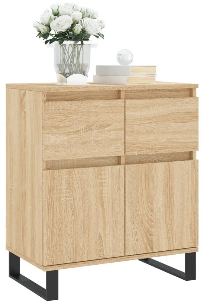 vidaXL Συρταριέρα Sonoma Δρυς 60x35x70 εκ. Επεξεργασμένο Ξύλο