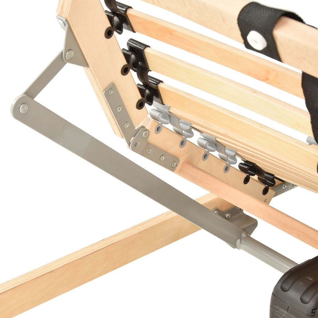 vidaXL Στιβαρό Κρεβάτι με Σλάντα Καφέ 70 x 190 cm Στερεό Ξύλο Μηλιάς