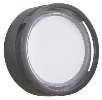 Απλίκα Φωτιστικό Τοίχου LED 15W Σκούρο Γκρι ΙΡ65 Φ22,5cm Nikao 4321800 Viokef 4321800 Ανθρακί