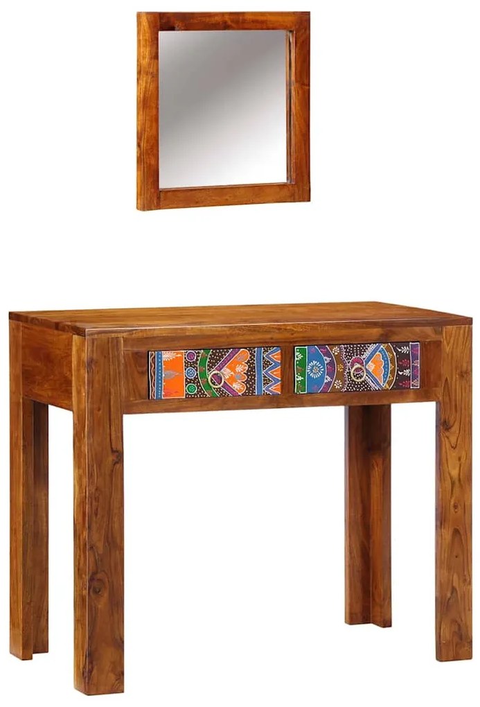 vidaXL Τραπέζι περιποίησης Καφέ 90 x 45 x 75 cm Μασίφ ξύλο ακακίας