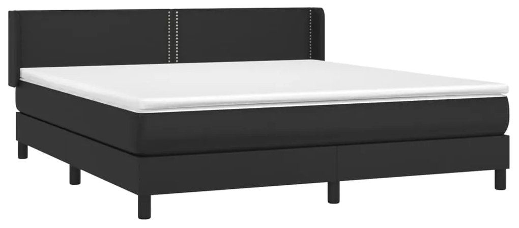 ΚΡΕΒΑΤΙ BOXSPRING ΜΕ ΣΤΡΩΜΑ ΜΑΥΡΟ 160X200ΕΚ.ΑΠΟ ΣΥΝΘΕΤΙΚΟ ΔΕΡΜΑ 3130727