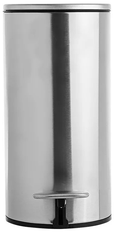 Κάδος Απορριμμάτων Soft Close Slim 02-5542 13,8x28,4x30,5cm 5Lt Mat Inox Estia 5lt Metal, Plastic