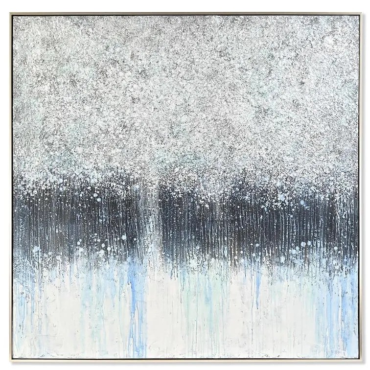 Καμβάς DKD Home Decor πολυστερίνη Καμβάς 130 x 5 x 130 cm