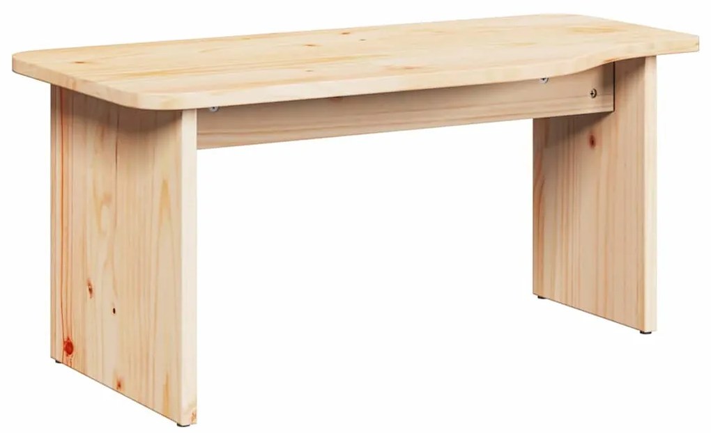 vidaXL Τραπεζάκι σαλονιού 2 pcs Φυσικό Μασίφ ξύλο πεύκου