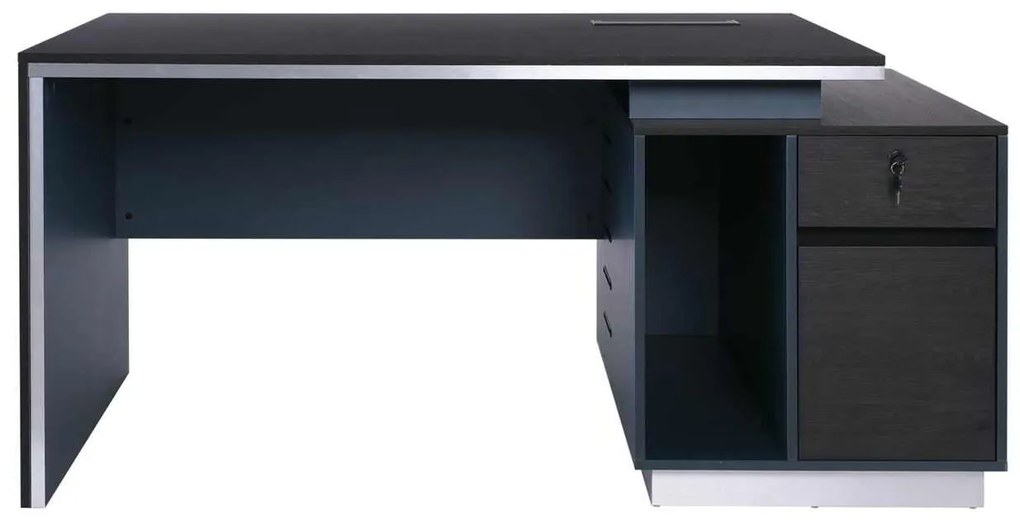 Γραφείο ADVANCE 180x80cm Σκ.Καρυδί/Γκρι