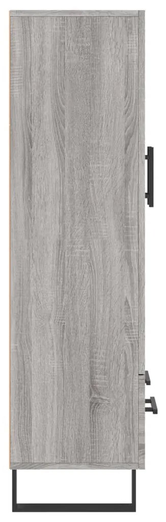 vidaXL Ντουλάπα Γκρι Sonoma 69,5 x 31 x 115 εκ. από Επεξεργασμένο Ξύλο