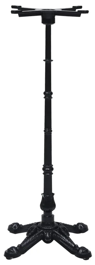 vidaXL Πόδι Τραπεζιού Bistro Μαύρο 52x52x108 εκ. από Χυτοσίδηρο