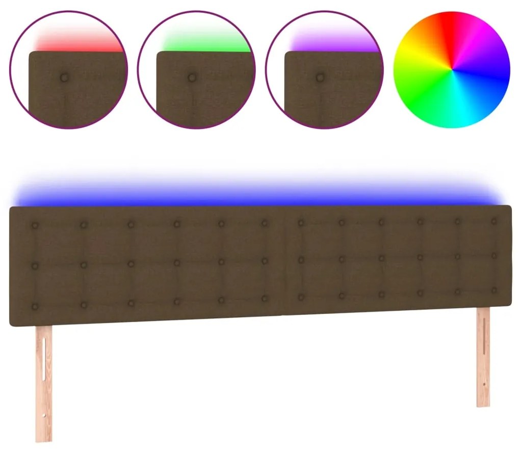 ΚΕΦΑΛΑΡΙ ΚΡΕΒΑΤΙΟΥ LED ΣΚΟΥΡΟ ΚΑΦΕ 200X5X78/88 ΕΚ. ΥΦΑΣΜΑΤΙΝΟ 3122071