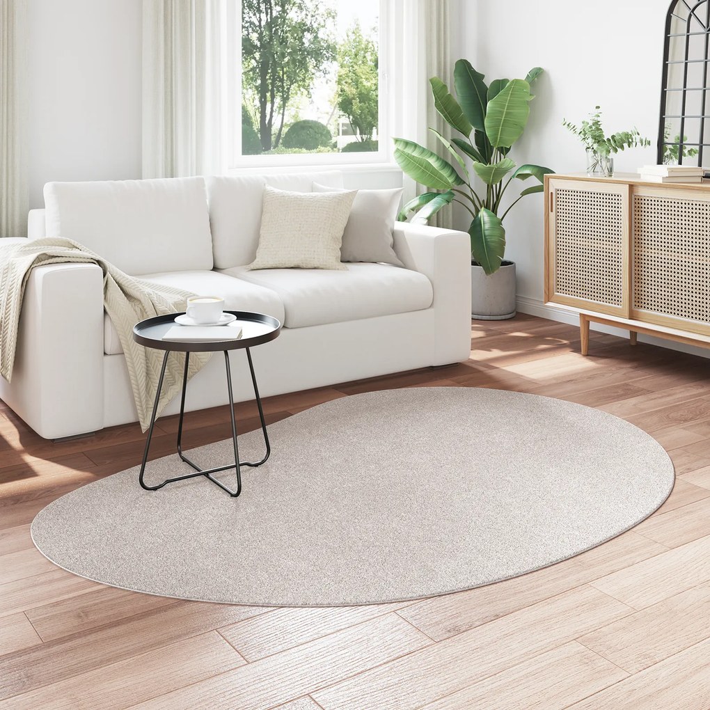 vidaXL Χαλί Άμμος 140 x 200 cm Μαλλί