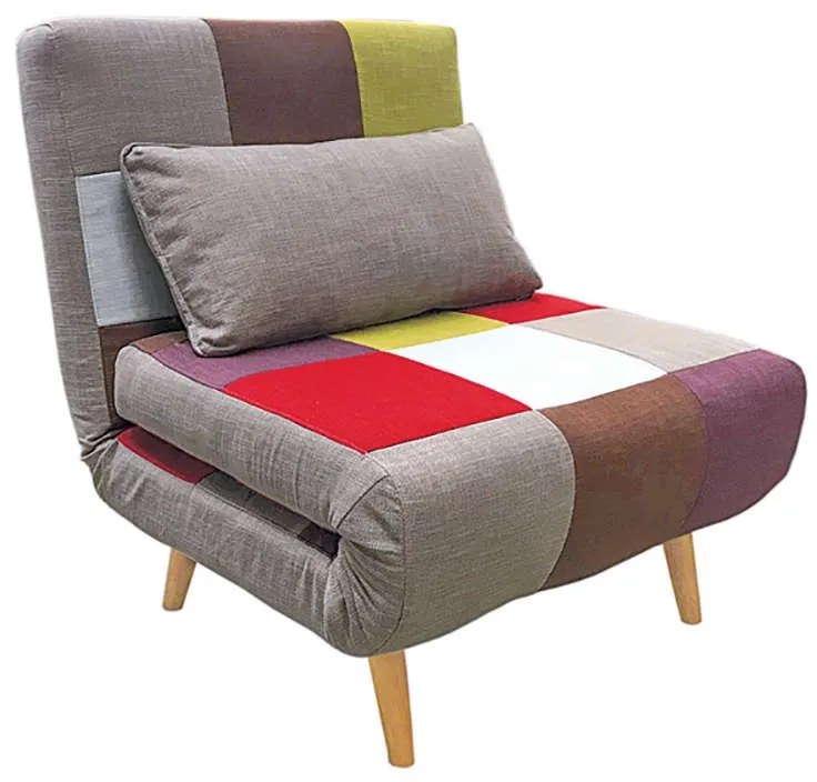 SARA PATCHWORK ΥΦΑΣΜΑ ΠΟΛΥΘΡΟΝΑ/ΚΡΕΒΑΤΙ 80Χ89Χ87εκ. ZITA PLUS 80Χ89Χ41-87εκ. - ΚΡΕΒ.80Χ190Χ28εκ.