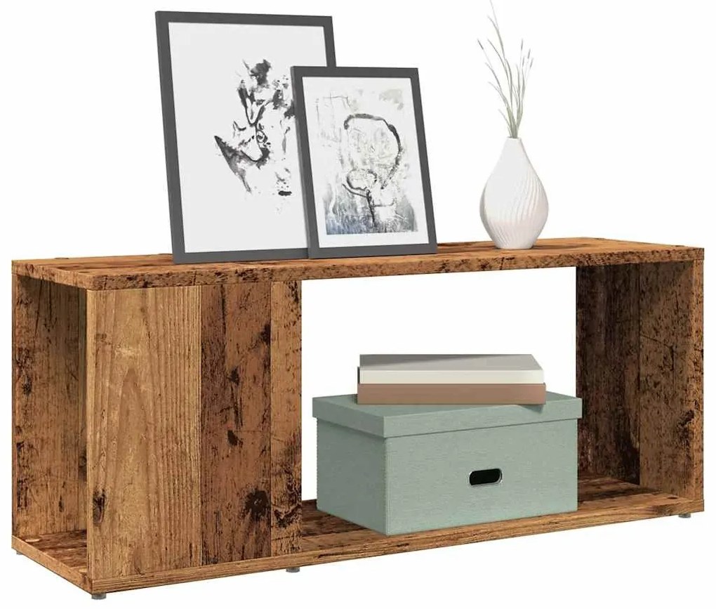 ντουλάπι τηλεόρασης  Παλιό ξύλο 80x24x32cm Κατασκευασμένο ξύλο 856732