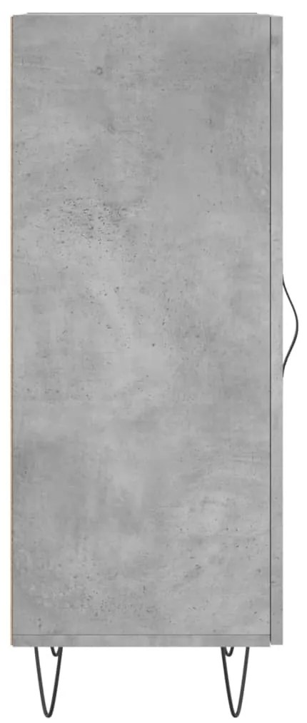 vidaXL Ντουλάπι Γκρι Σκυροδέματος 34,5x34x90 εκ. Επεξεργασμένο Ξύλο