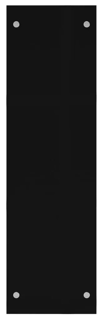 vidaXL Ράφι Καυσόξυλων Μαύρο 80 x 35 x 120 εκ. Γυάλινο