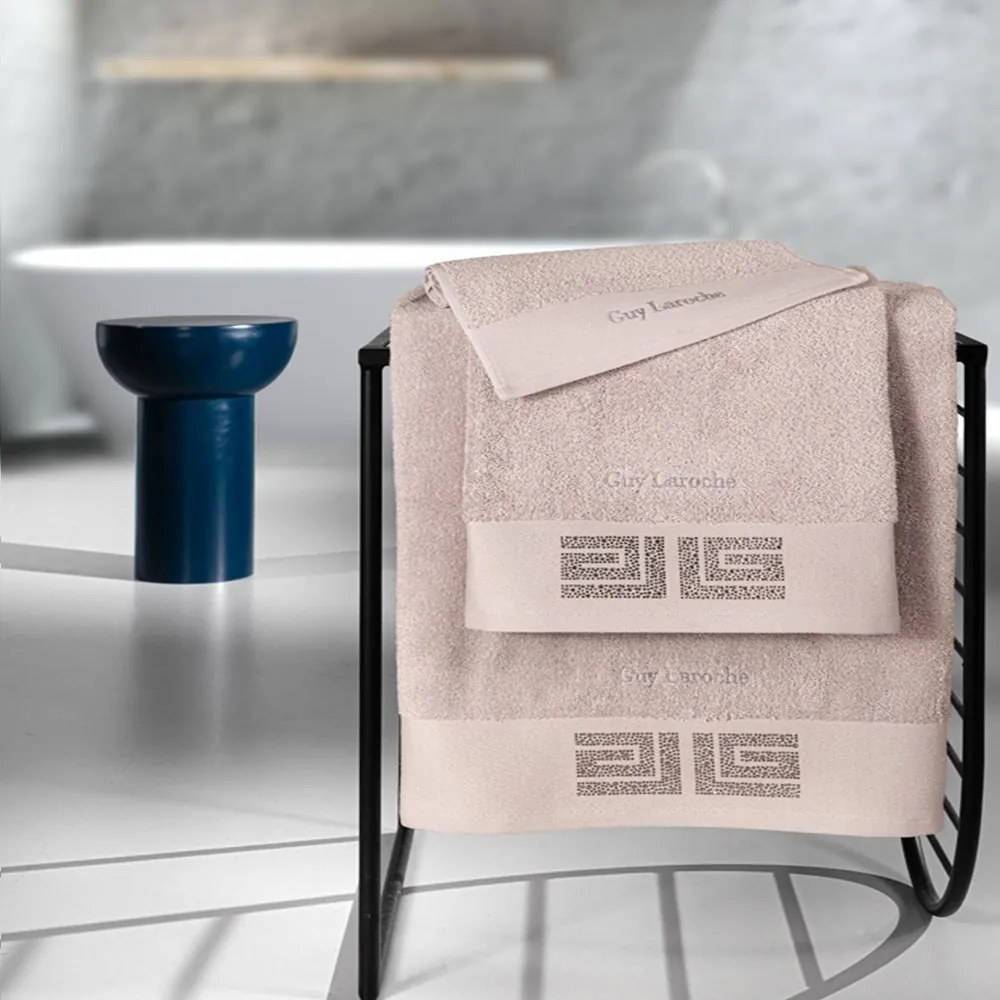 Πετσέτες Marlen (Σετ 3τμχ) Old Pink Guy Laroche Σετ Πετσέτες 70x140cm 100% Cotton
