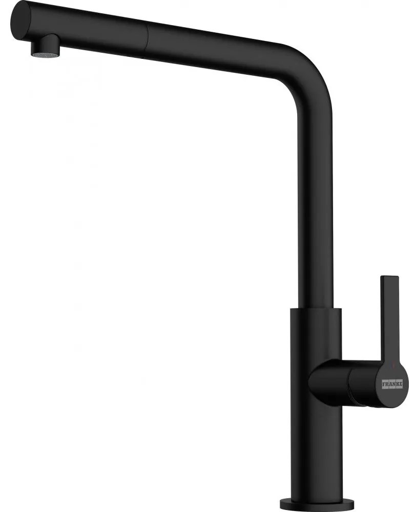 Franke Maris Slim L Ντους HP Αναμεικτική μπαταρία Κουζίνας Black Matt