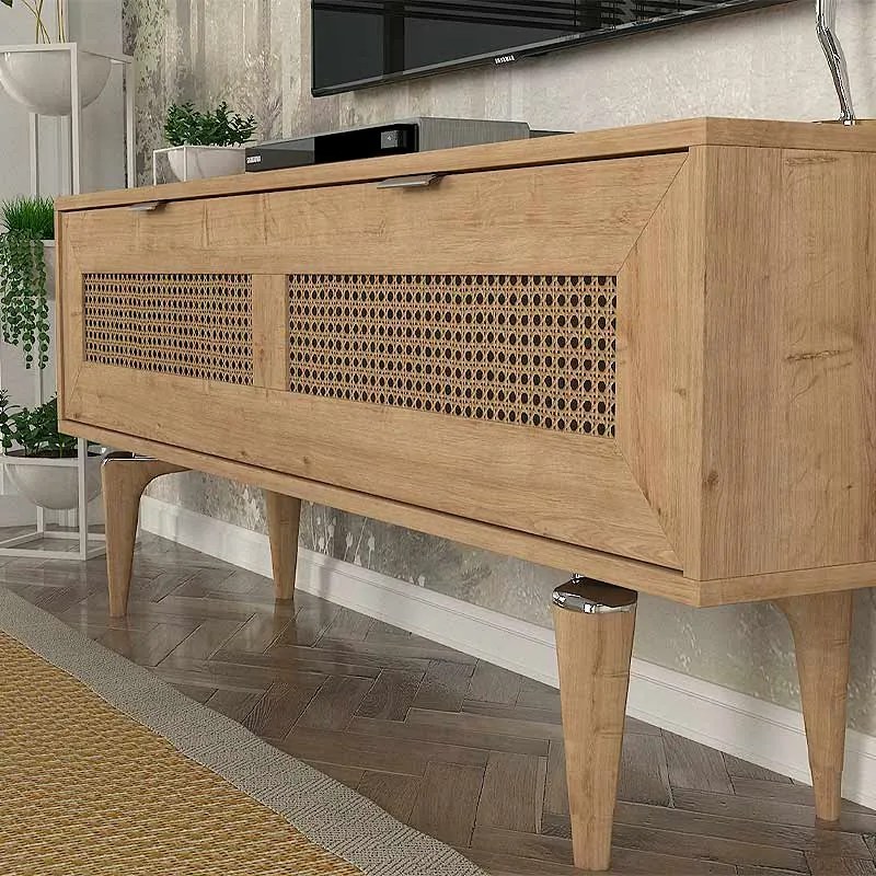 ΕΠΙΠΛΟ ΤΗΛΕΟΡΑΣΗΣ SIRONA MEGAPAP ΧΡΩΜΑ SAPPHIRE OAK 140X30X55ΕΚ.