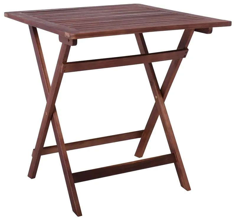 EASY Τραπέζι Πτυσσόμενο Ξύλο Acacia  70x70 H.70cm Ε20085,9