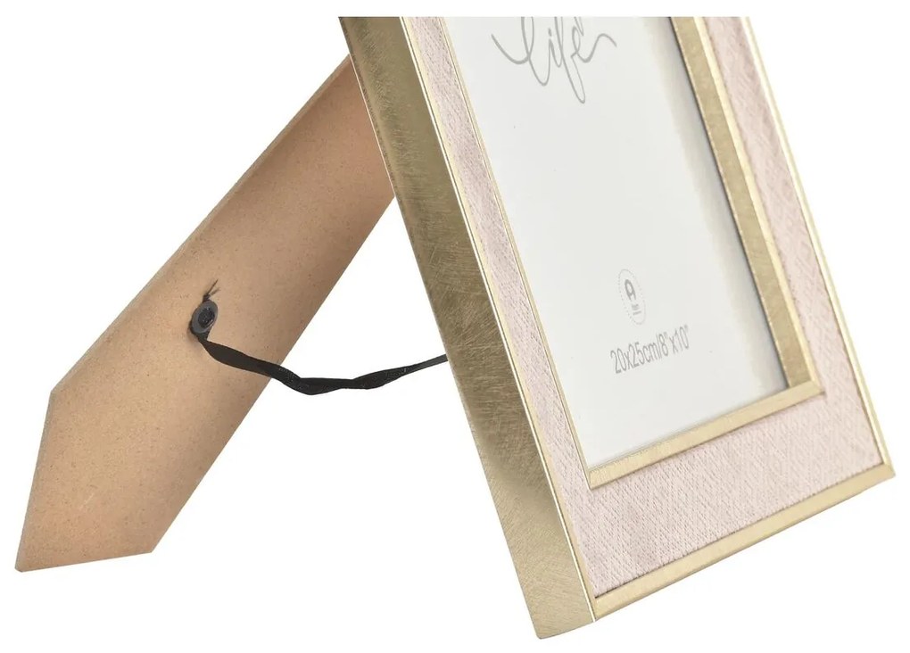 Κορνίζα DKD Home Decor Κρυστάλλινο Ξύλο MDF (26 x 2 x 31 cm) (3 Μονάδες)