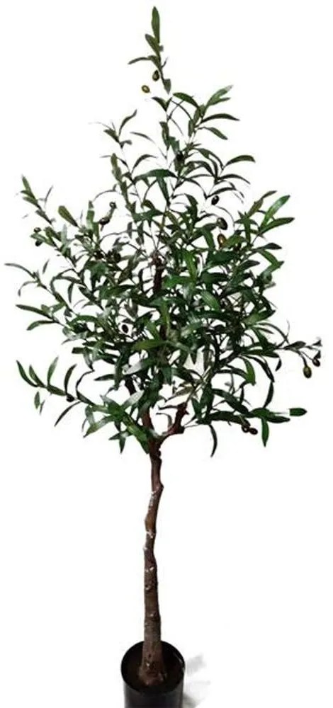 Τεχνητό Δέντρο Ελιά NP4817_160_22 Ύψος 160cm Green New Plan Plastic, Fabric