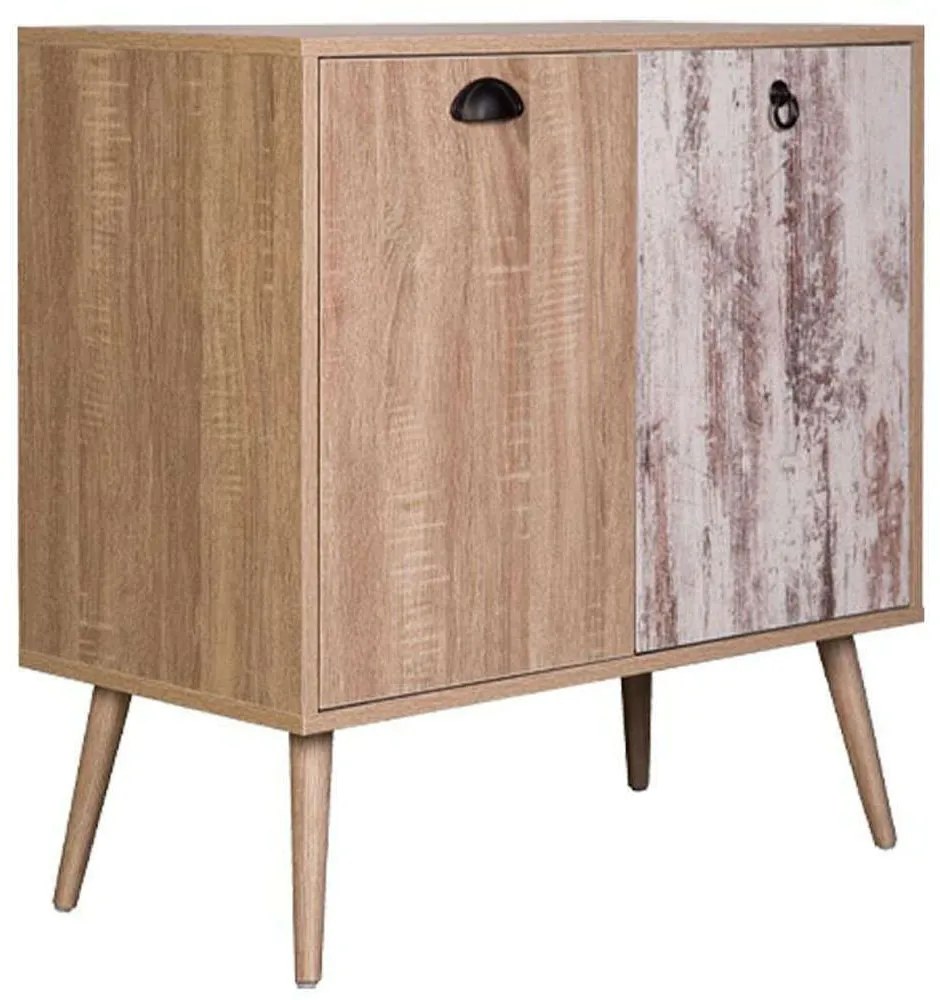 Παπουτσοθήκη Lounge 271-123-061 75x37x75cm Oak-Sonoma Wood
