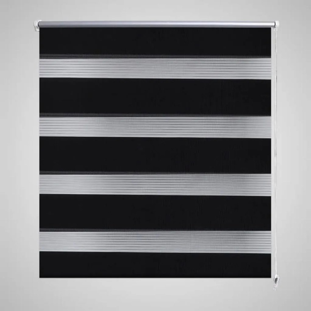 vidaXL Ρόλερ Zebra Μαύρο 120 x 175cm