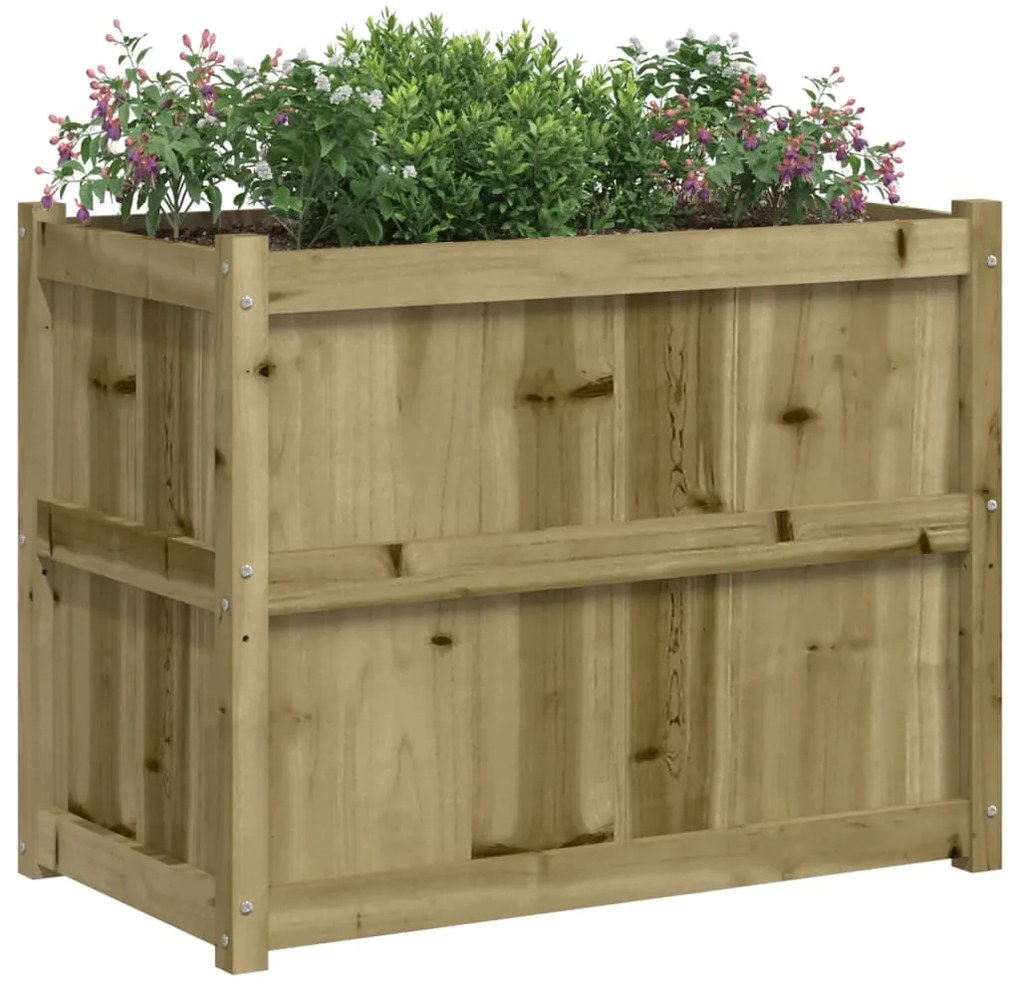 vidaXL Ζαρντινιέρα 90 x 50 x 70 εκ. από Εμποτισμένο Ξύλο Πεύκου