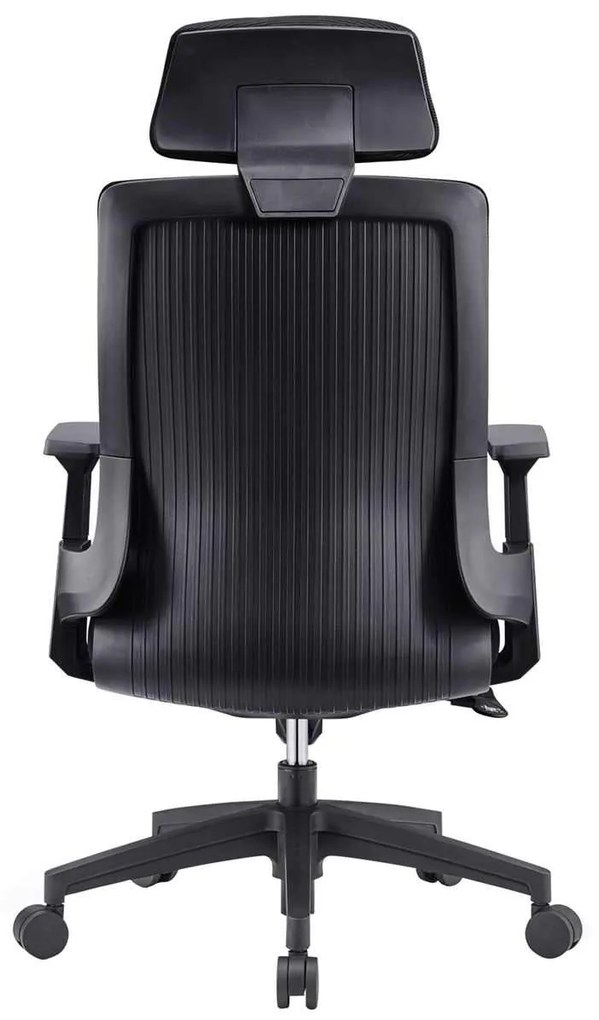 Πολυθρόνα Γραφείου Bf8900 Διευθυντή Mesh - Ύφασμα Μαύρο . Διάσταση: 64x66x116/128cm