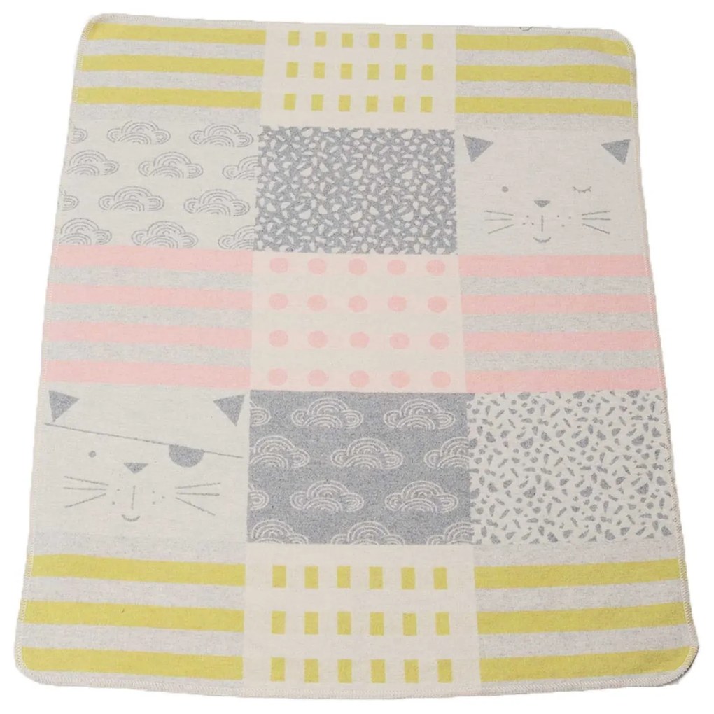 Κουβέρτα Βρεφική Juwel 6773/31 Beige-Pink Vesta Αγκαλιάς 70x90cm Cotton-Polyester